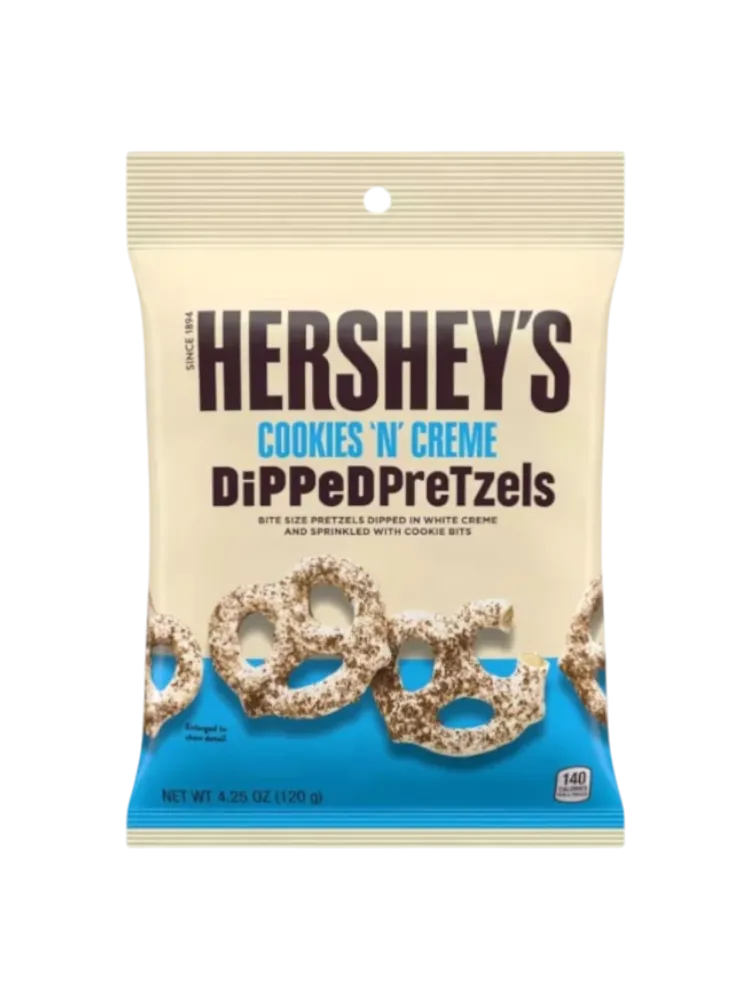 Печенье Hershey’s Cookies’n creme dipped pretzels 120g